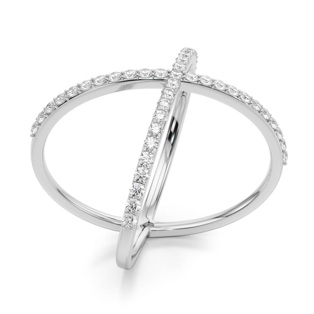 14K Open Concept Diamond Ring – Rondels Jewelry | Engagement Rings ...
